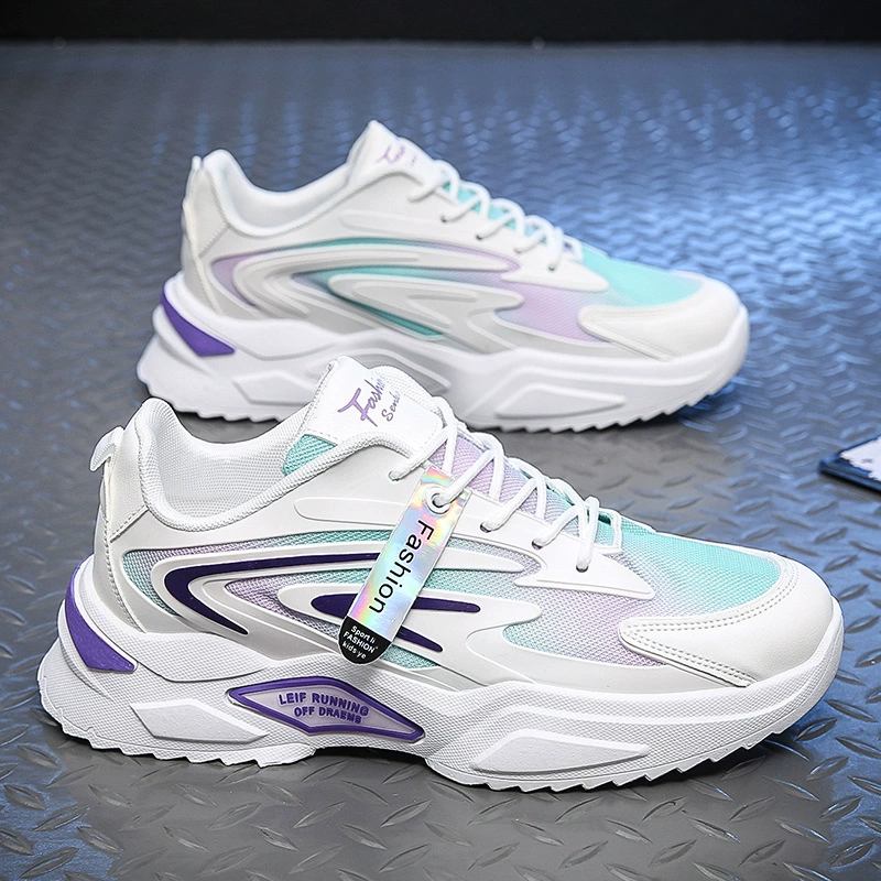 Chaussures homme Printemps 2026 Nouveau Tendance Sport Décontracté Mesh Course Augmentation de hauteur Chaussures papa Mode