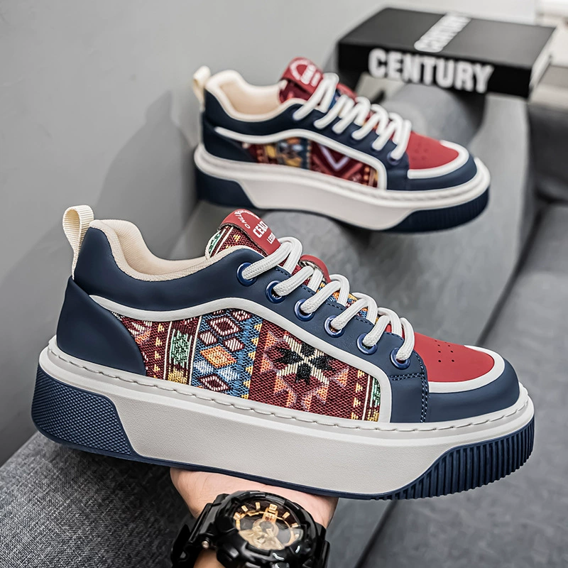 Herrenschuhe 2026 Neu Koreanisch Trendy Sports Casual Board Schuhe Dicksohle Ins Trendy Einzigartig · MOHE China shoe factory