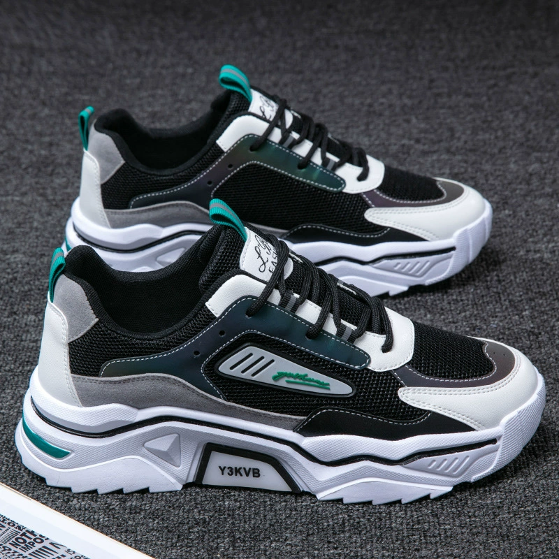 Herren-atmungsaktive Mesh-Erhöhungssneaker 2026 Winter Mode-Dad-Schuhe · MOHE China shoe factory