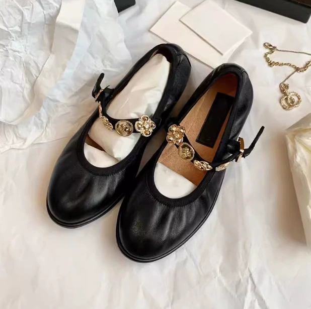 Nouvelles chaussures Mary Jane vintage françaises à boucle, automne pour femme