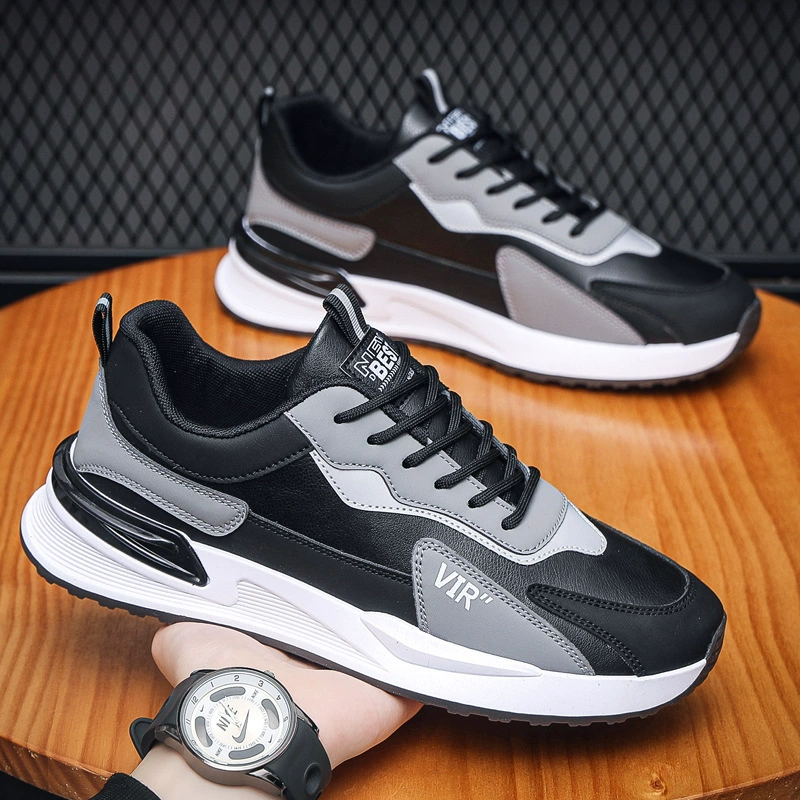 Men's Fall Winter Casual Sport Shoes Korean Fashion Breathable Slip Resistant Lightweight Running Shoes