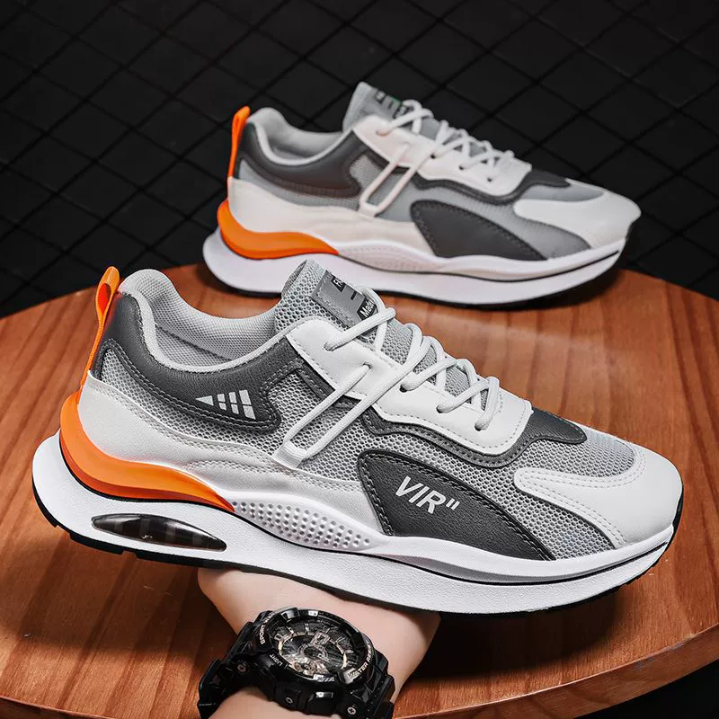 خريف وشتاء 2026 حذاء رجالي جديد شبكي جيد التهوية للجري كاجوال يزيد الطول داد · MOHE China shoe factory