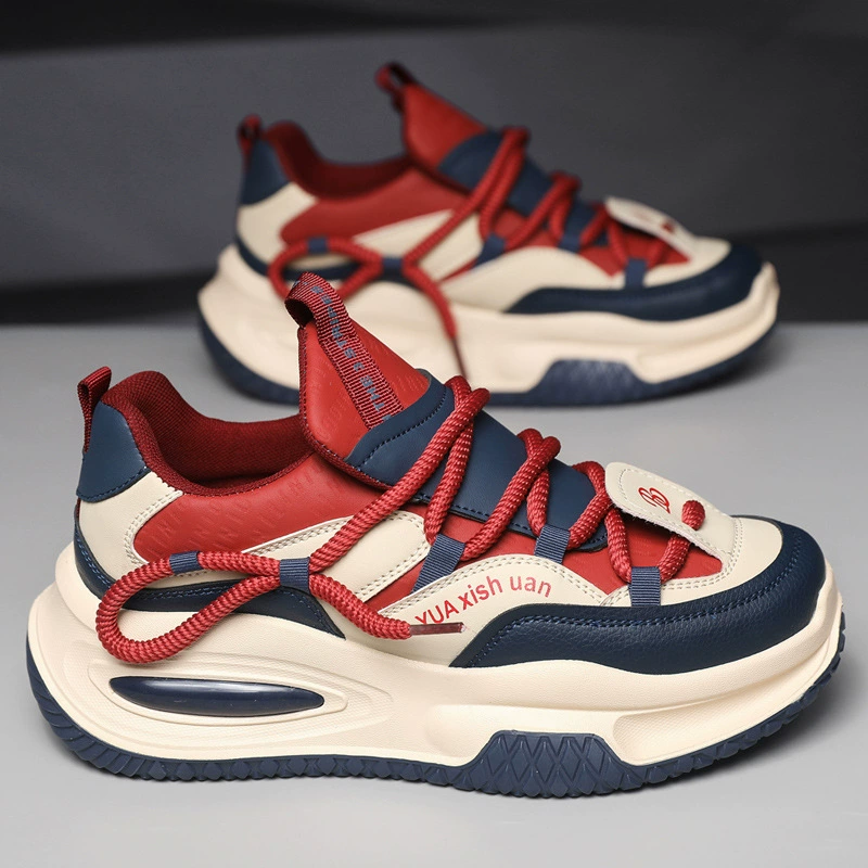 Men's European Style Thick Sole Heightening Casual Sneakers, Agility Dad Shoes Fall/Winter 2024