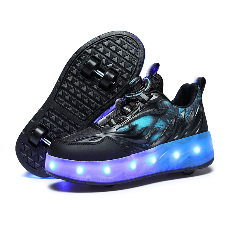 Heelys Boys Girls Kids Invisible Roller Shoes Adult Charging Flash Lightweight Wheel Sneakers Factory