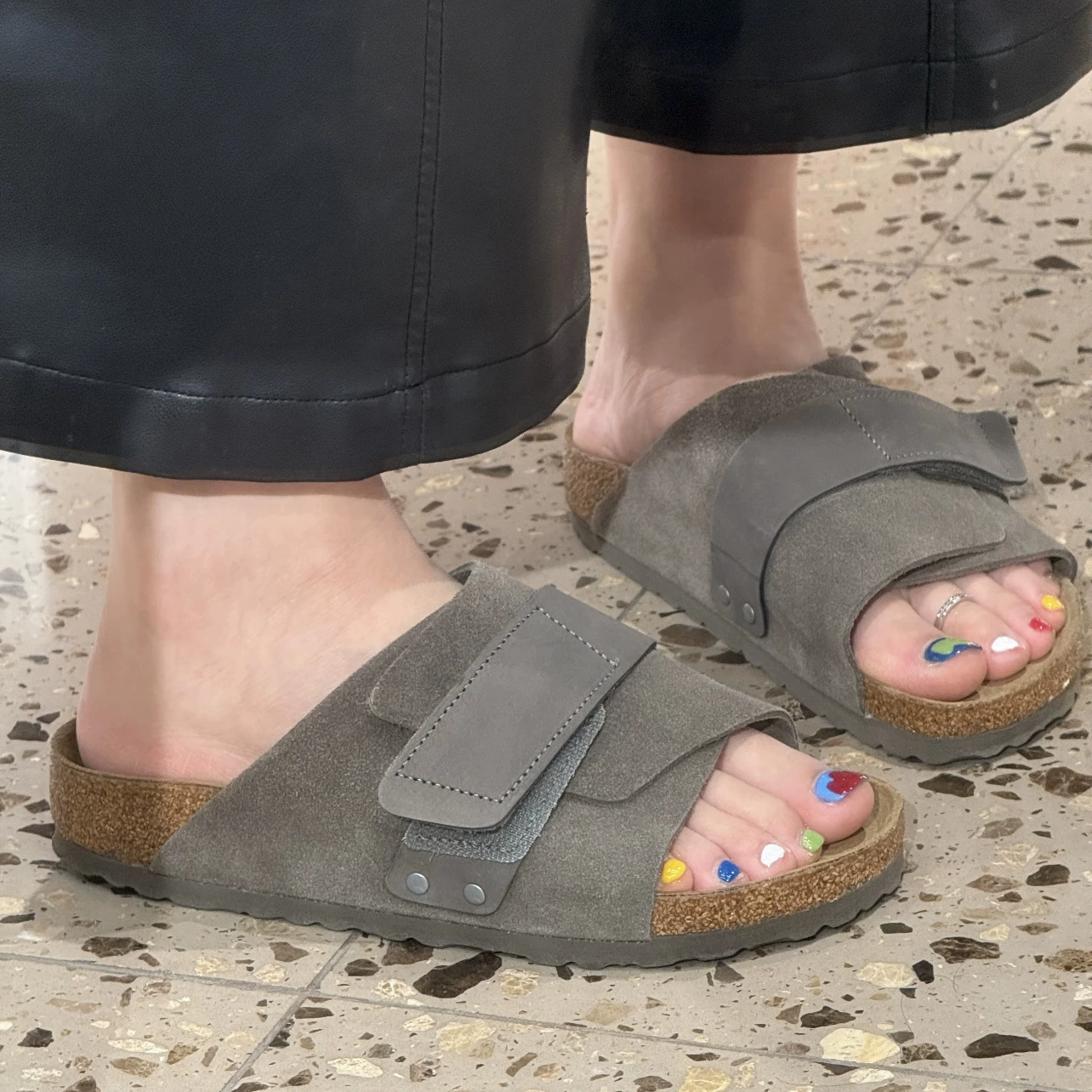 Nuevos Zuecos Sandalias Cómodos para Mujer Planos Exterior Playa Casuales