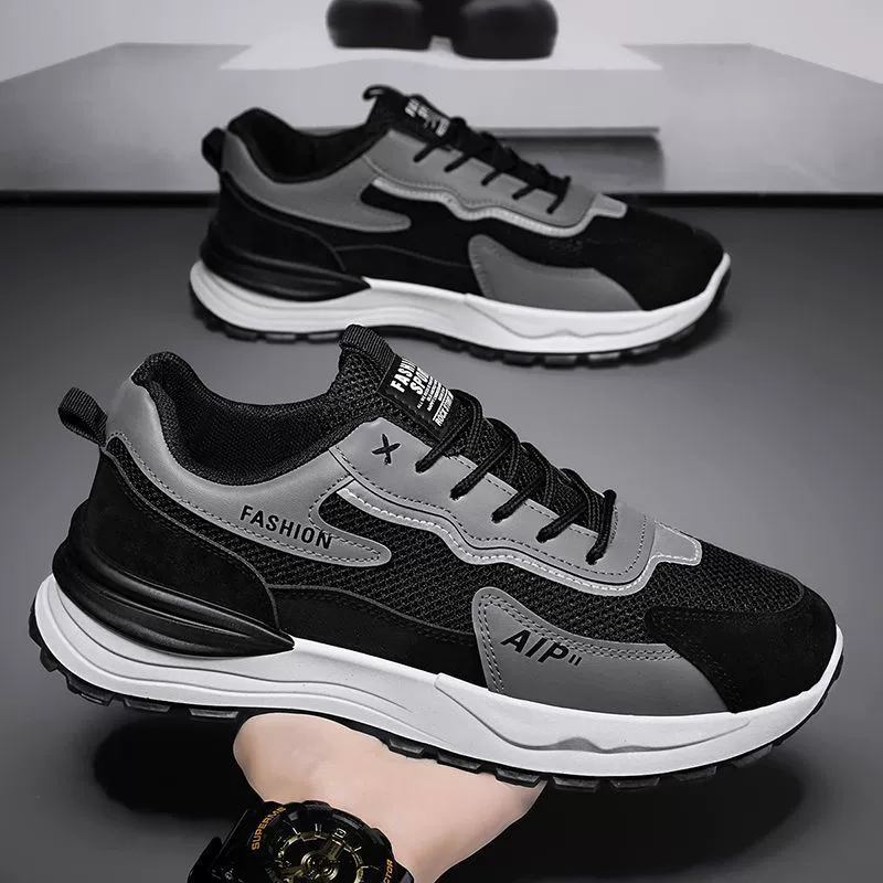 Zapatos Papá de Malla Transpirable de Hombre, Zapatillas de Trabajo con Suela Gruesa Nuevos Primavera 2026