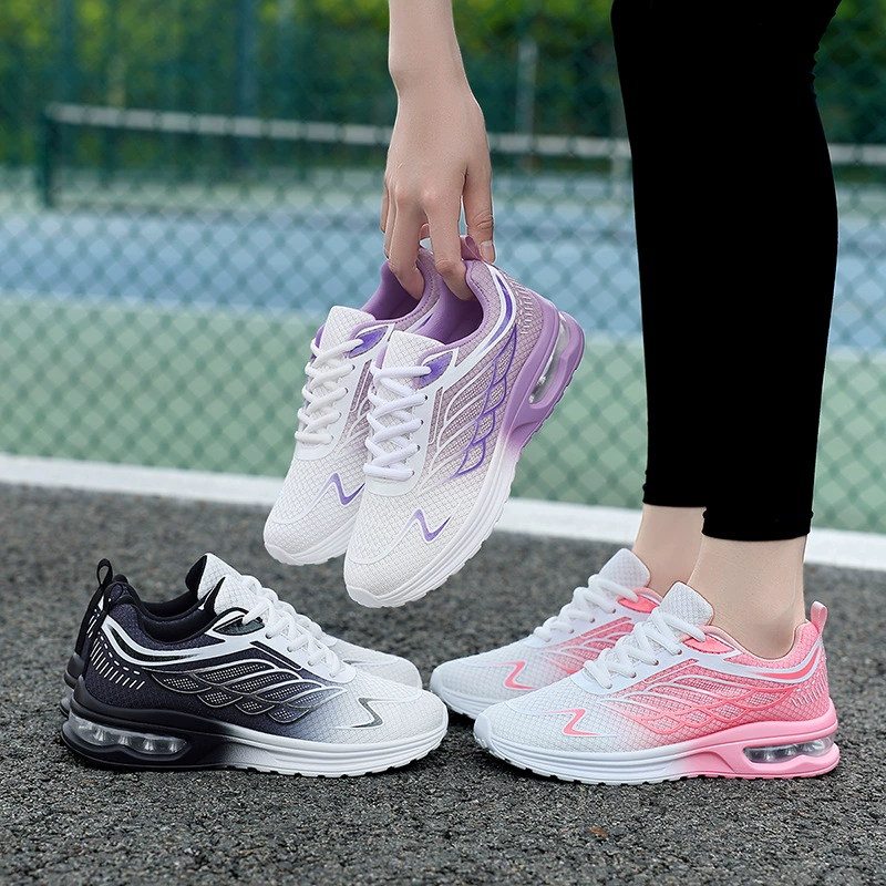 Export Size 41-42 Women's Air Cushion Running Shoes, Breathable Mesh Lightweight
