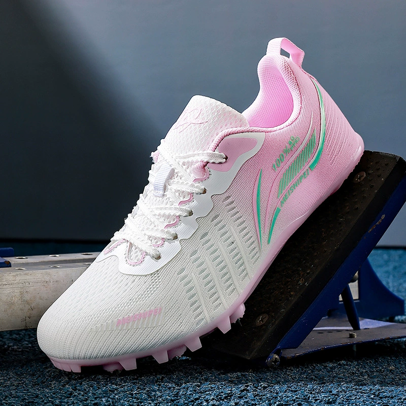 Spring New Spikes Track Short Distance Men Women Middle School Exam Sports Training Running Jumping Shoes
