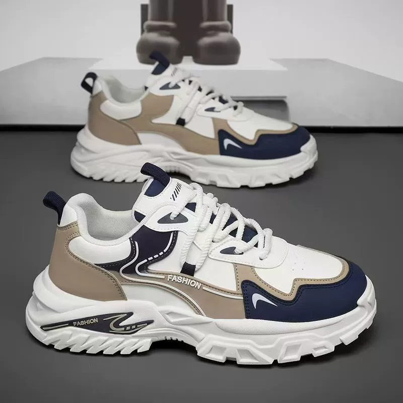 Nouvelles baskets décontractées à semelle épaisse antidérapantes pour homme printemps 2026, étudiant tendance · MOHE China shoe factory