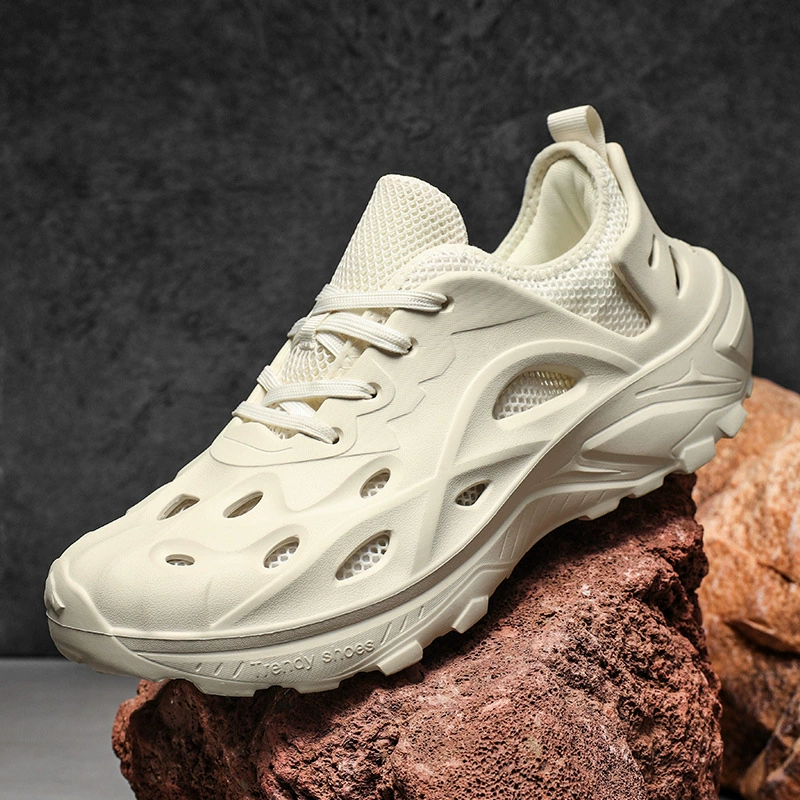 Seasonal Mesh Sock Shoes Breathable Thick Sole Comfort Men's Sandals Travel Shoes