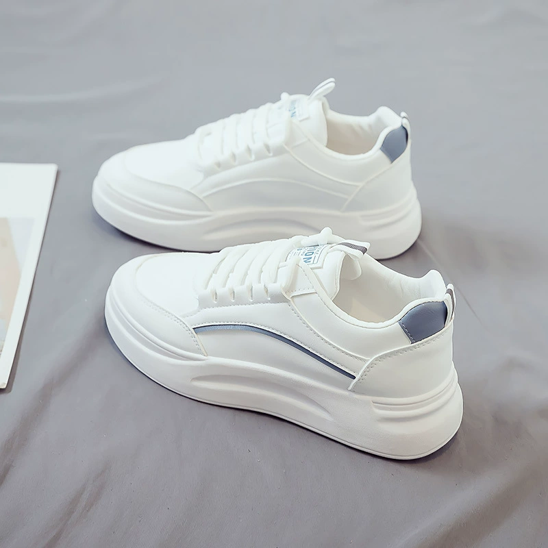 SH835 Chaussures de sport blanches femme été nouveau, respirantes, semelle épaisse, décontractées