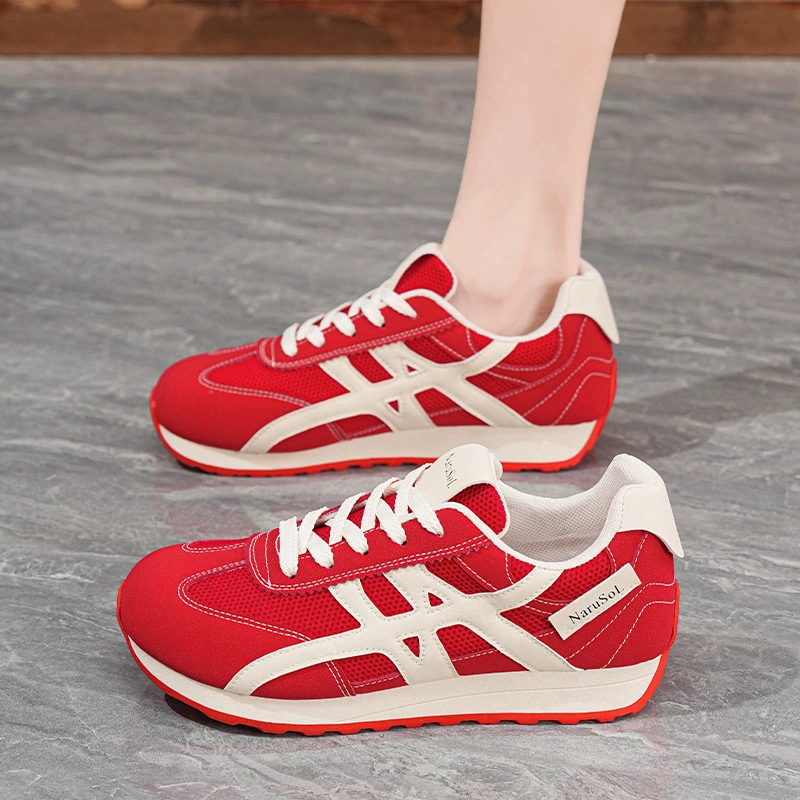 Damen German Trainer Schuhe 2026 Sommer, atmungsaktiv weiche Sohle koreanisch leichtgewichtig · MOHE China shoe factory