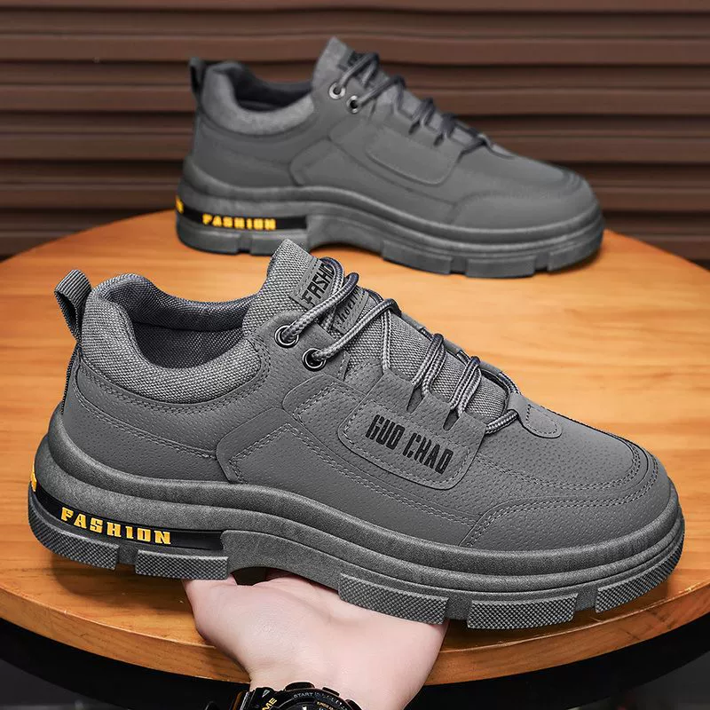 Botas Martin para Hombre Invierno Impermeables Antideslizantes Deportivas Casuales Trabajo Caña Baja Resistentes al Desgaste Seguridad