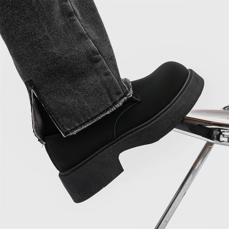 Spring Summer 2025 New Men's Casual Leather Shoes Derby Shoes Suede Stylist Japanese Style