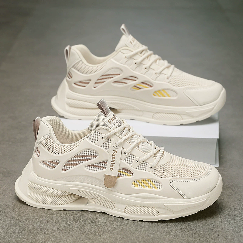 Tênis de Corrida Casuais Masculinos Verão, Mesh Respirável, Sola Grossa, Tendência · MOHE China shoe factory