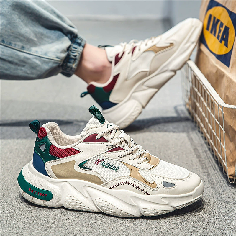 Chaussures de course homme hiver 2026, baskets rétro chunky, chaussures de sport montantes · MOHE China shoe factory