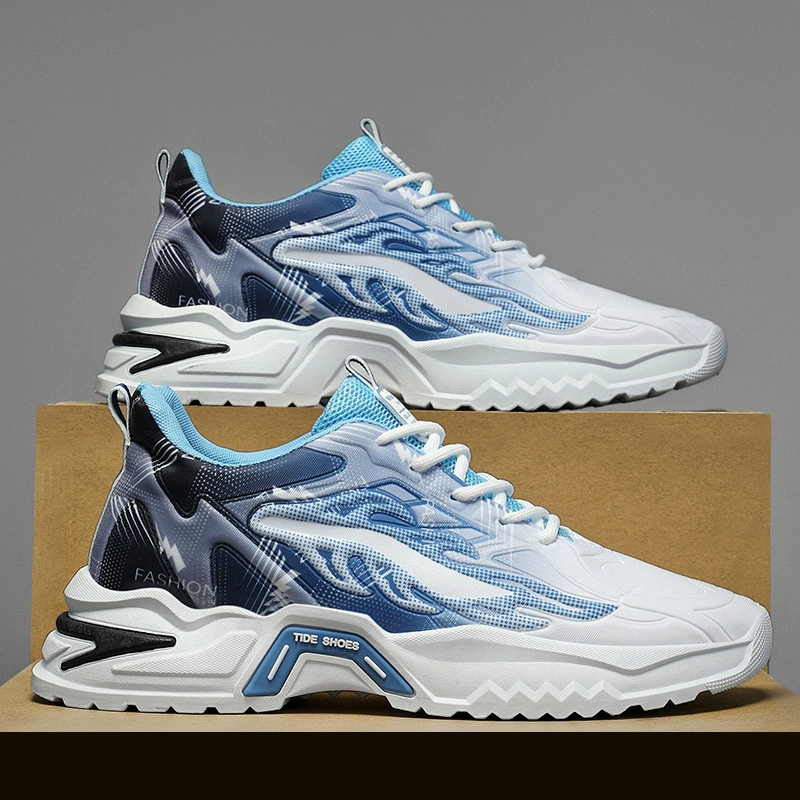 Zapatillas de Running para Hombre 2026, Transpirables Antideslizantes Suela Gruesa, Zapatos Dad Trendy