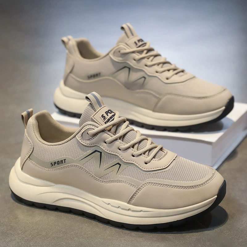 Zapatillas Casuales Antideslizantes Transpirables Malla Primavera 2026, Suela Gruesa Running