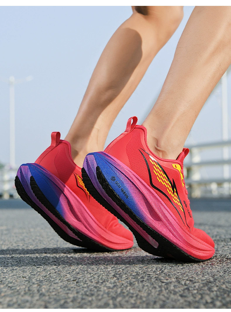 Neue Jugend Student Sporttest Rennen Carbon Platte Dämpfung leicht Sport Herren professionell Marathon Laufen