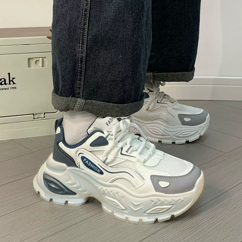 Herren 2026 Frühling Leichte bequeme dicke Sohle Dad-Schuhe, Freizeit, für Studenten