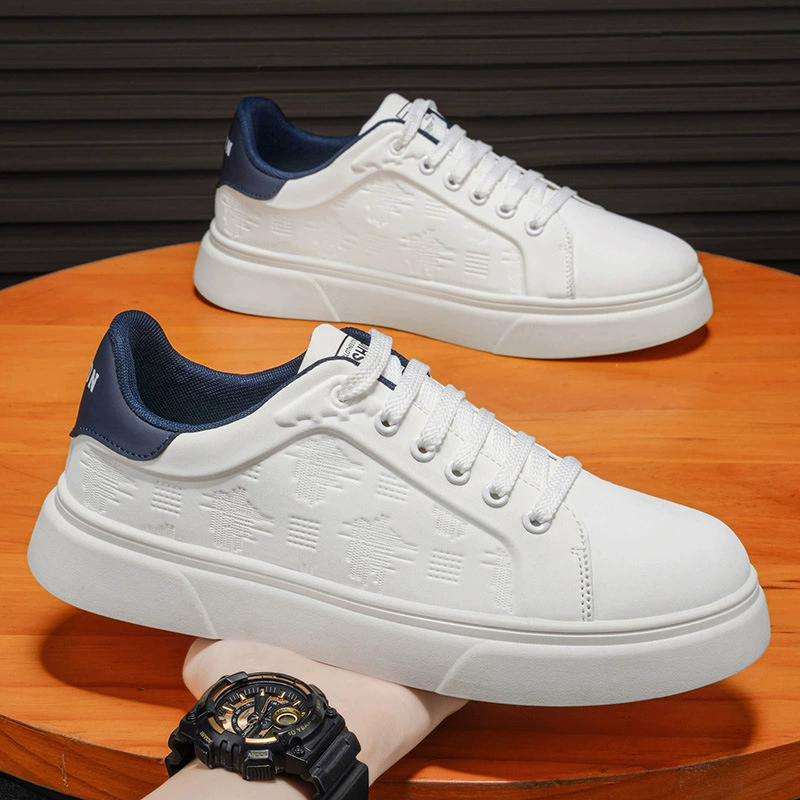 Tênis Casuais Skate Respiráveis Branco para Estudantes - Primavera 2026 Masculino