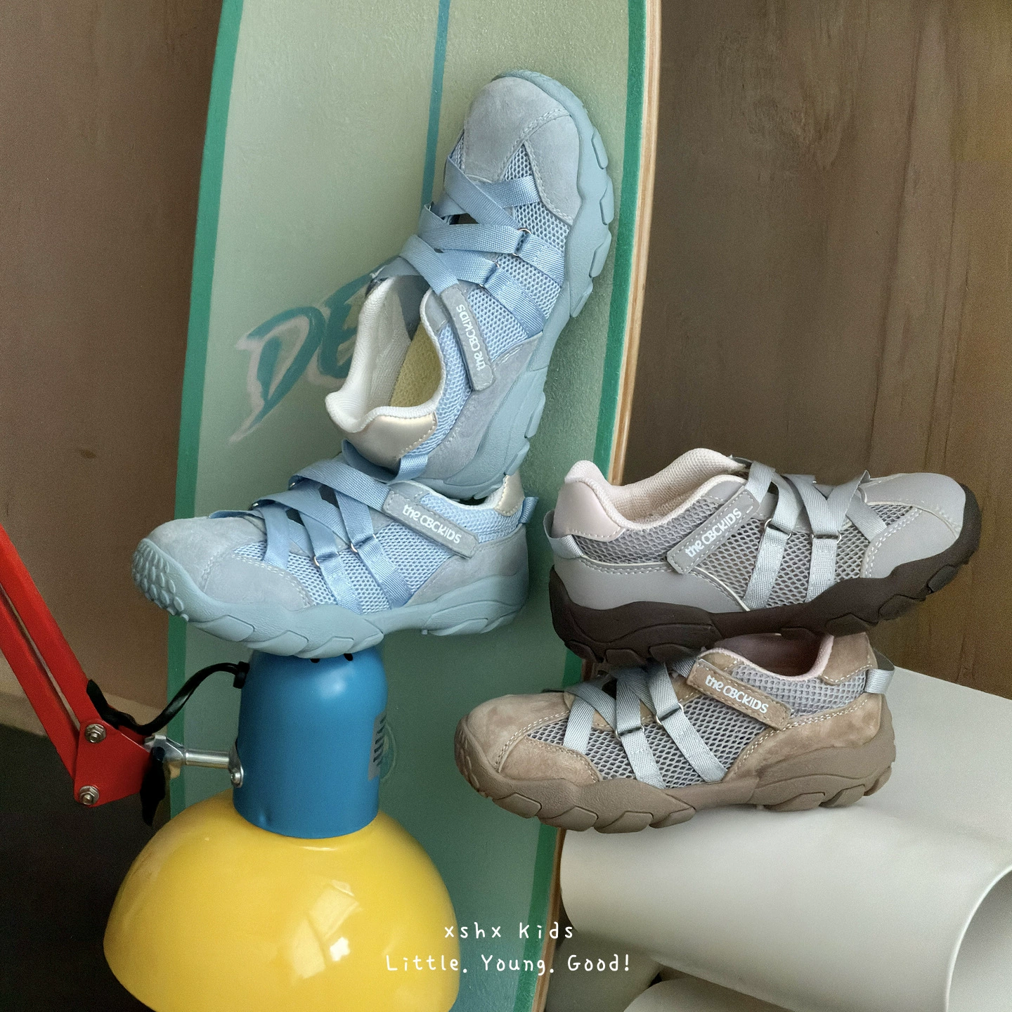 XSHX Mädchen Ballett-Retro-Kreuzriemen-Schuhe, rutschfeste Gummisohle, atmungsaktiv