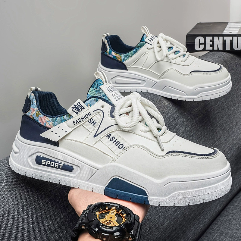 Herrenschuhe Frühjahr Neu Fashion Trendy Koreanisch Trendy Sports Outdoor Dicksohle Rutschfest Casual Board Schuhe