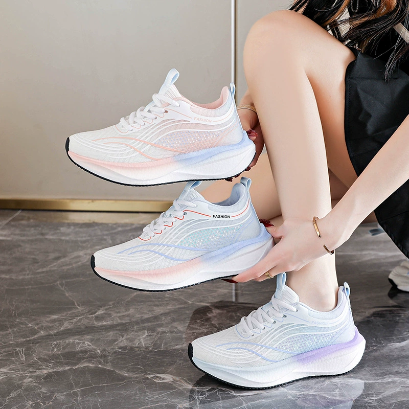 2026 Neue Damen Laufschuhe leicht gedämpft weiche Sohle für Fitness