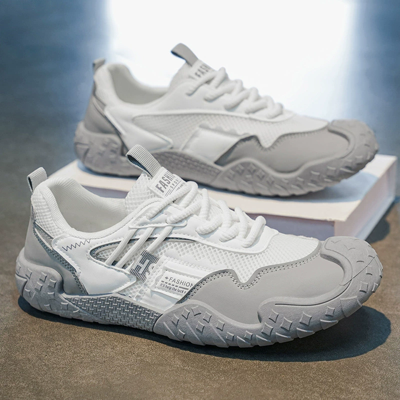 Zapatos de Tabla Casuales para Hombre Verano de Malla Transpirables Diseño Único Versátiles Ligeros Suela Suave Modernos