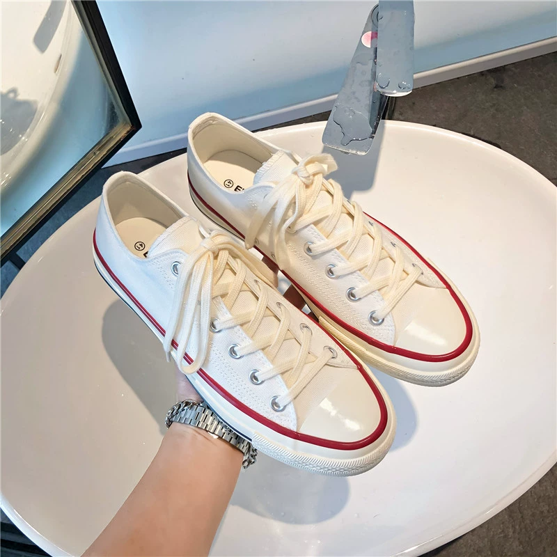 Herren Canvas Schuhe Korean Low Top Atmungsaktiv Casual Board Sneakers Frühling Sommer