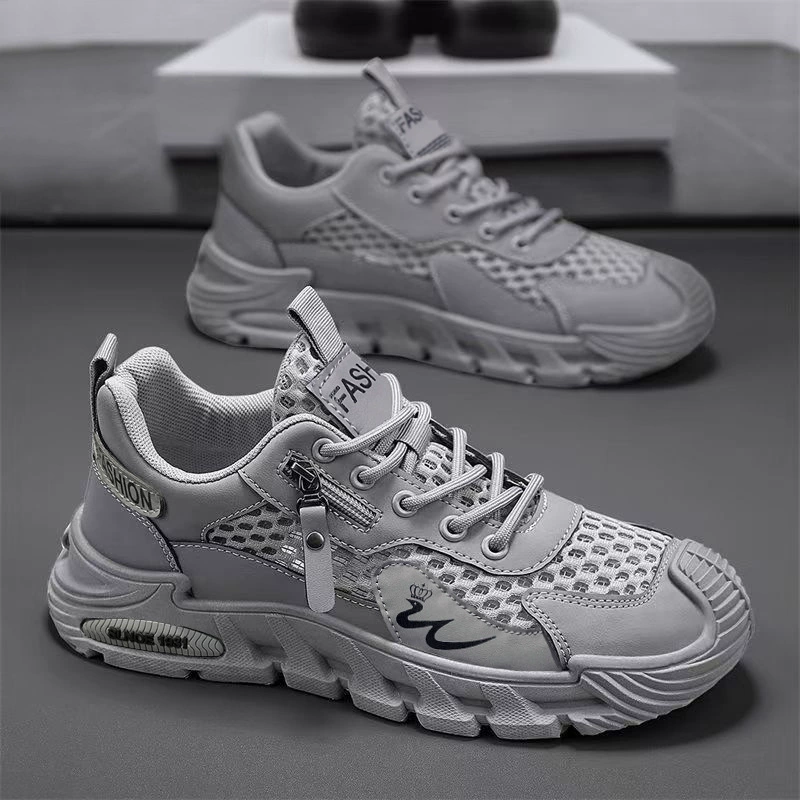 Zapatos Casuales de Malla Transpirable Grande Verano 2026 Hombre Suela Suave Estudiante Modelo 2075