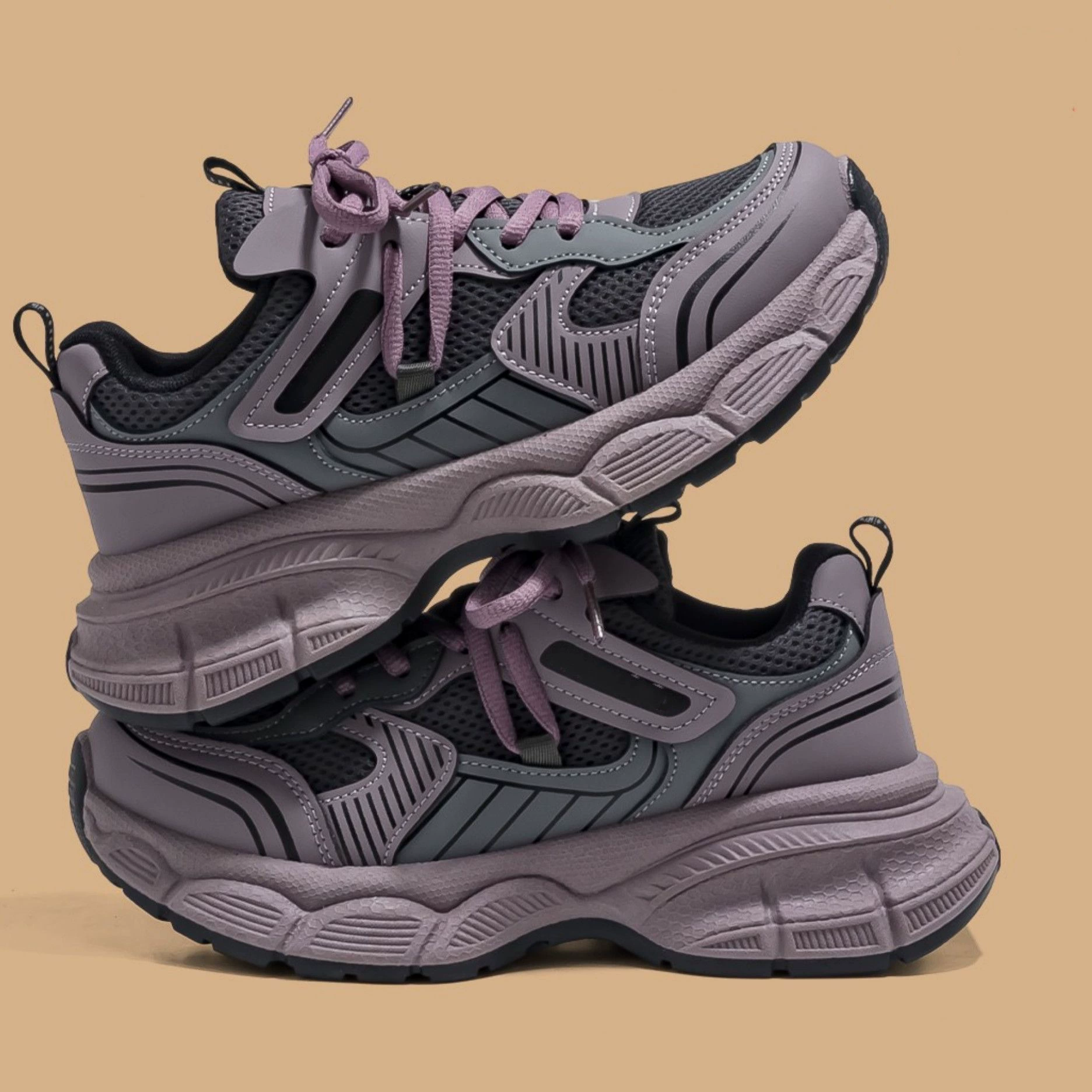 Zapatillas Chunky para mujer 2026 otoño, estilo coreano estudiante, suela gruesa, zapatos de running casuales
