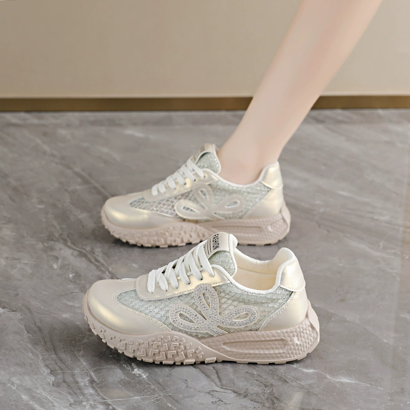 Zapatillas German Trainer transpirables para mujer verano, estilo coreano, suela gruesa, zapatillas casuales
