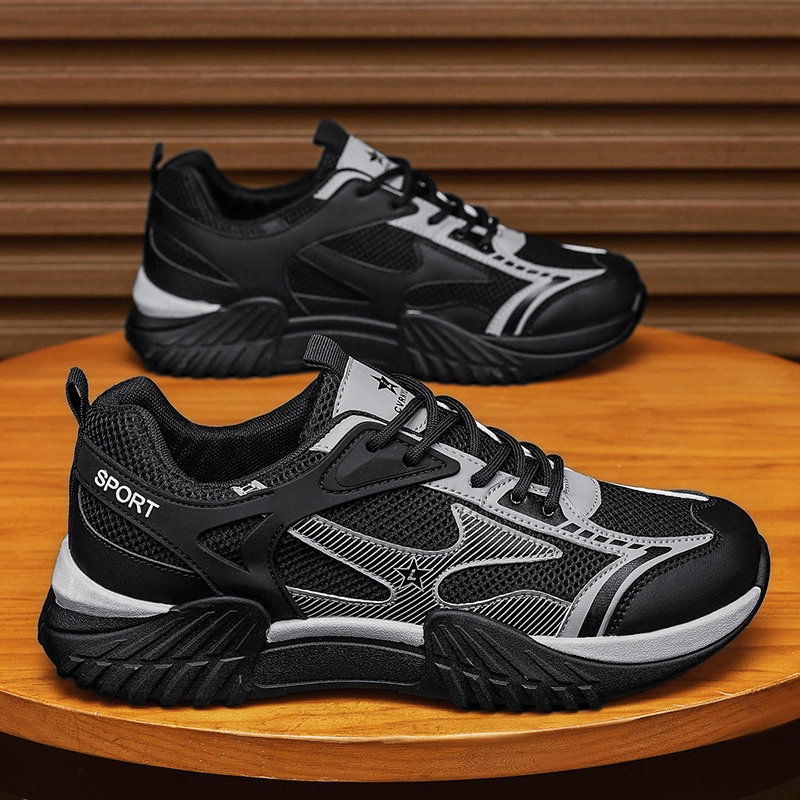Herren 2026 Sommer Neue Retro Dad Sneaker Dicke Sohle Mesh Atmungsaktiv Mode Herren Sport Freizeit