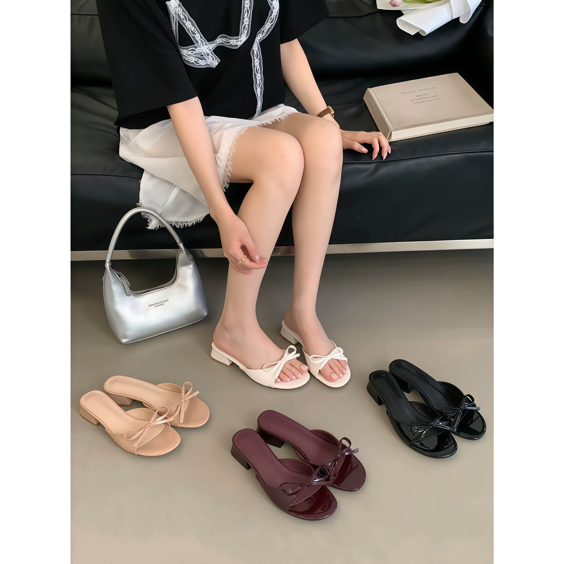 Mujer 2026 verano nuevo sandalias de tacón grueso