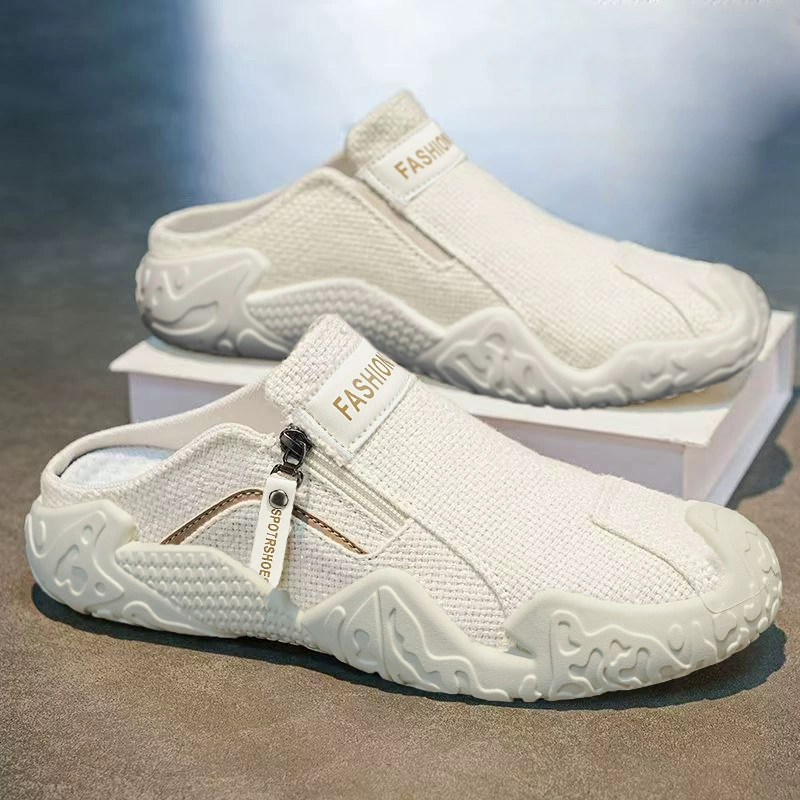 Mocassins conduite homme été toile respirants antidérapants