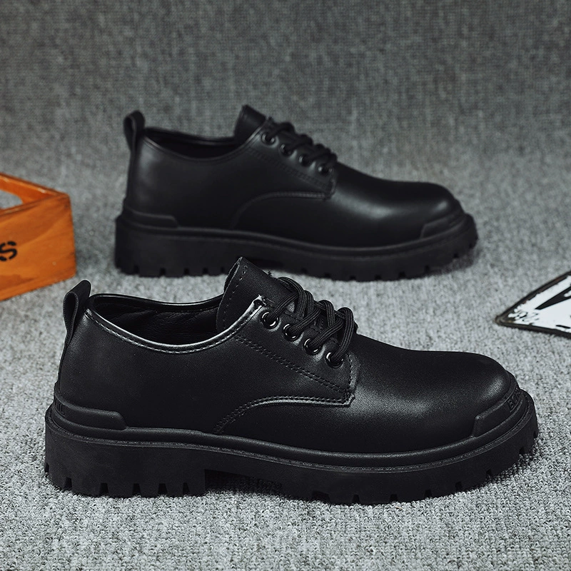 Men's Spring New Low-Top Martin Boots, Breathable Work Safety Shoes, Casual Labor Boots 8608