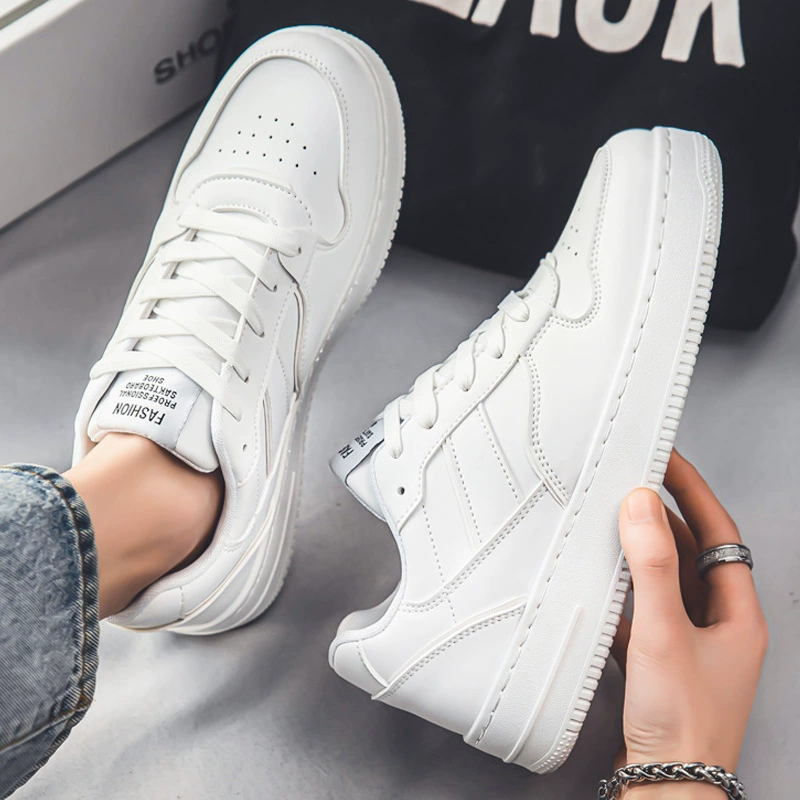 Herren Weiße Board-Schuhe 2026 Winter Atmungsaktiv Bequeme Low Top Sneaker