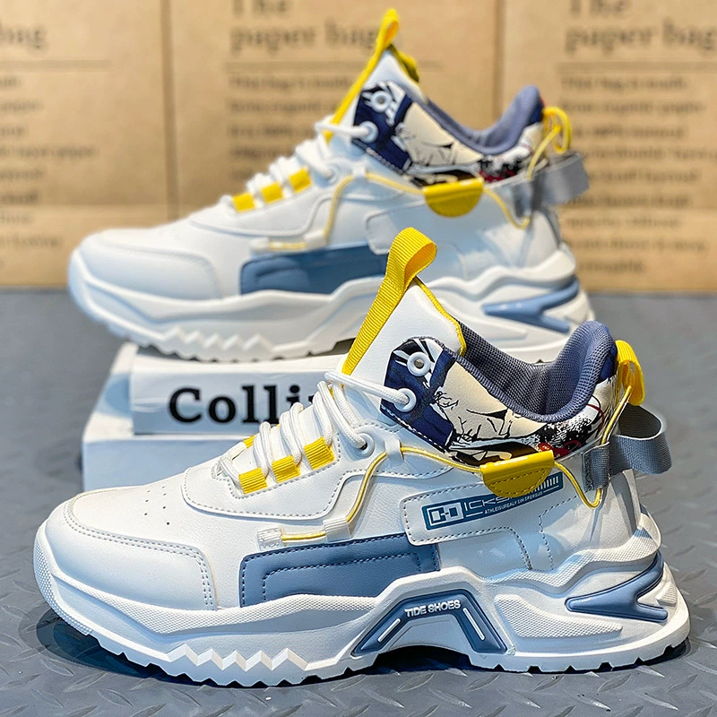 Herren Bequeme Laufschuhe 2026 Frühling Herbst Dicksohle Höhenverstellend Dad-Sneaker