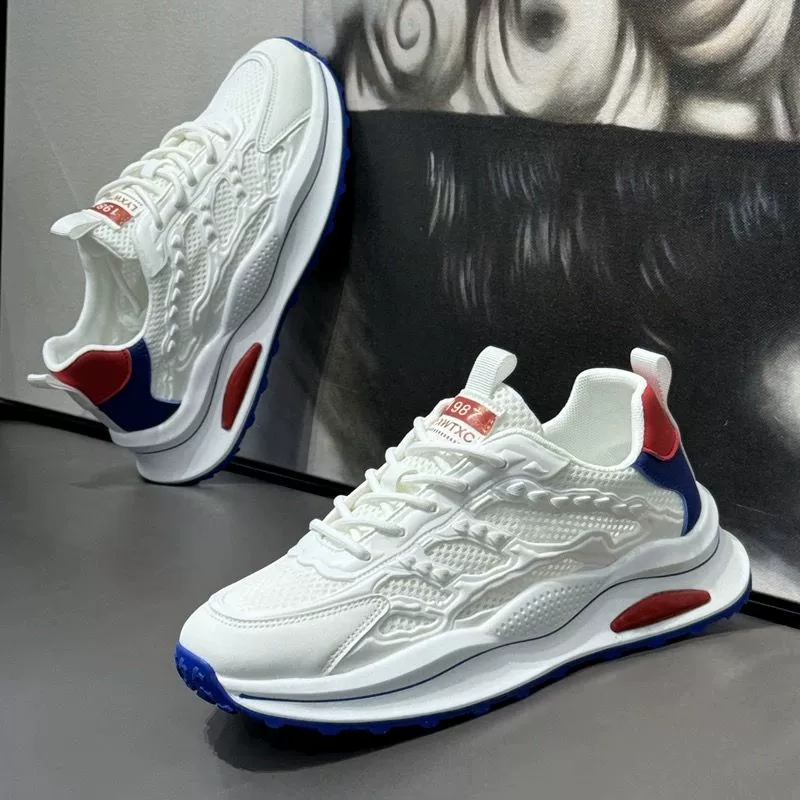 Sapatos Dad Respirável Casual Solado Grosso Cano Baixo Masculino Inverno 2026