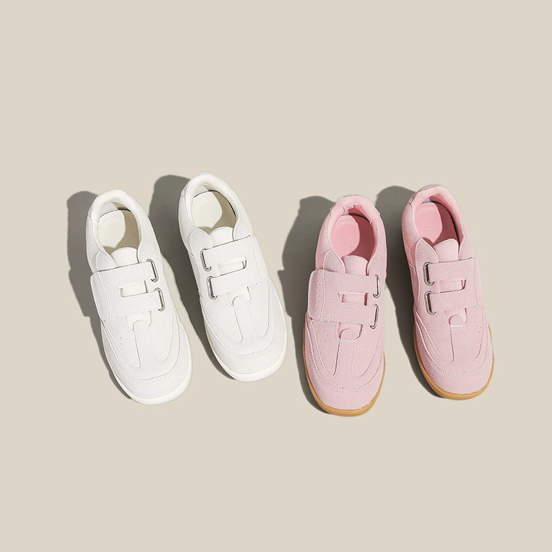 Tênis Trainer Alemão Bico Redondo Sola Grossa Inverno Coreano Feminino, Casuais