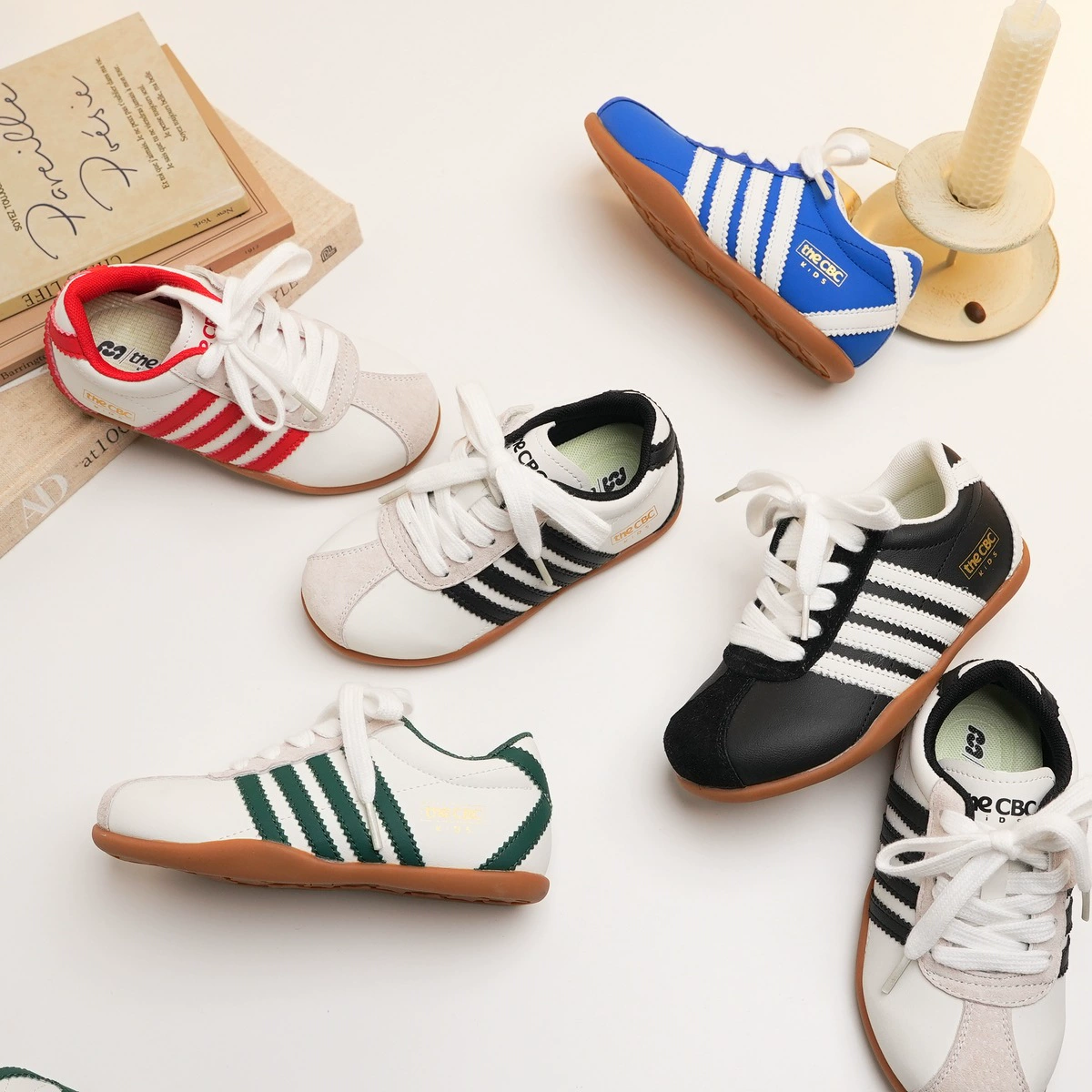 XSHX British Retro Kinder-Derbyschuhe, wasserdichtes Leder für Jungen und Mädchen, Frühling/Herbst