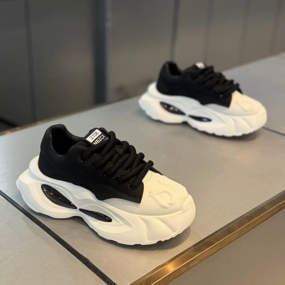 Men's Thick Sole Dad Shoes, Heightening Fashion Casual Sneakers Spring/Autumn 2026
