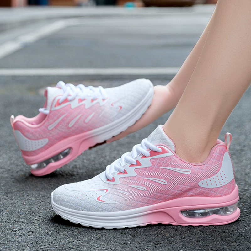 Spring Summer Mesh Breathable Outdoor Casual Student Women Air Cushion Running Shoes Plus Size