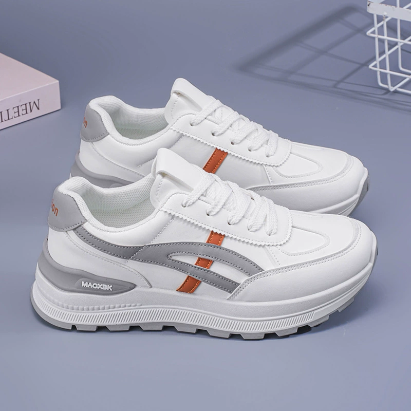 Zapatillas Blancas Transpirables Verano para Mujer, Suela Gruesa Coreana, Zapatos Dad Casual Elevadores