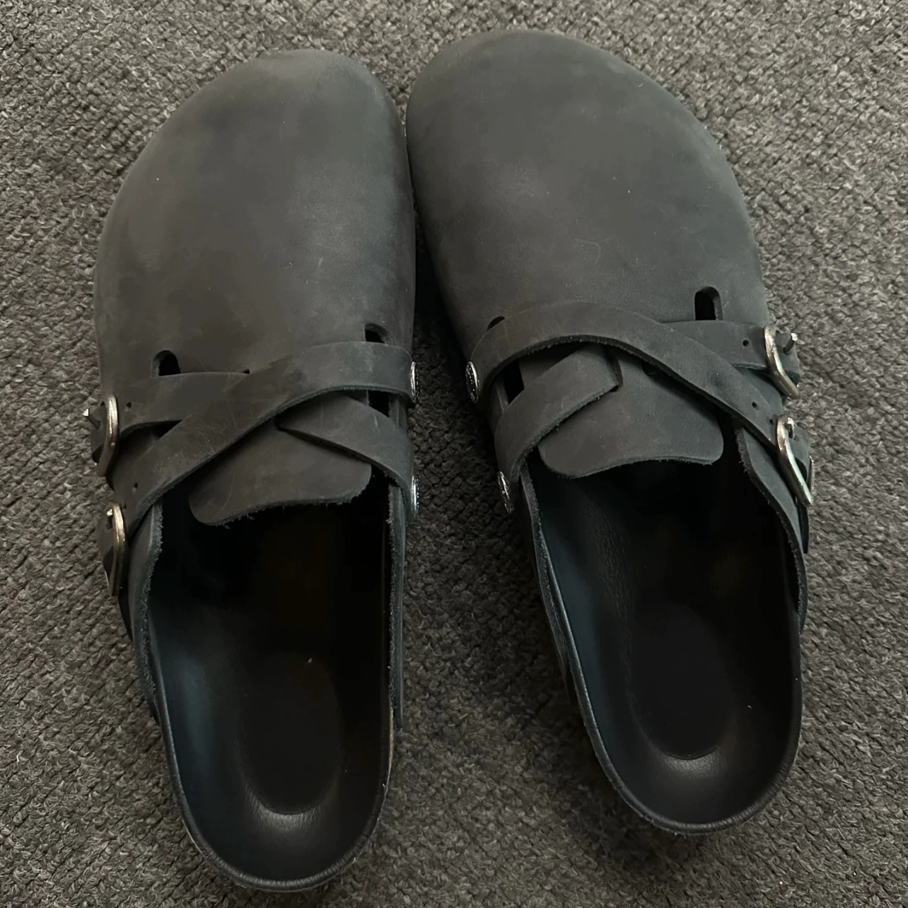 Vintage handgefertigte distressed dicke Sohle Birkenstock-Schuhe Damen, 2025 neu lässige Outdoor-faule Schuhe Pantoffeln