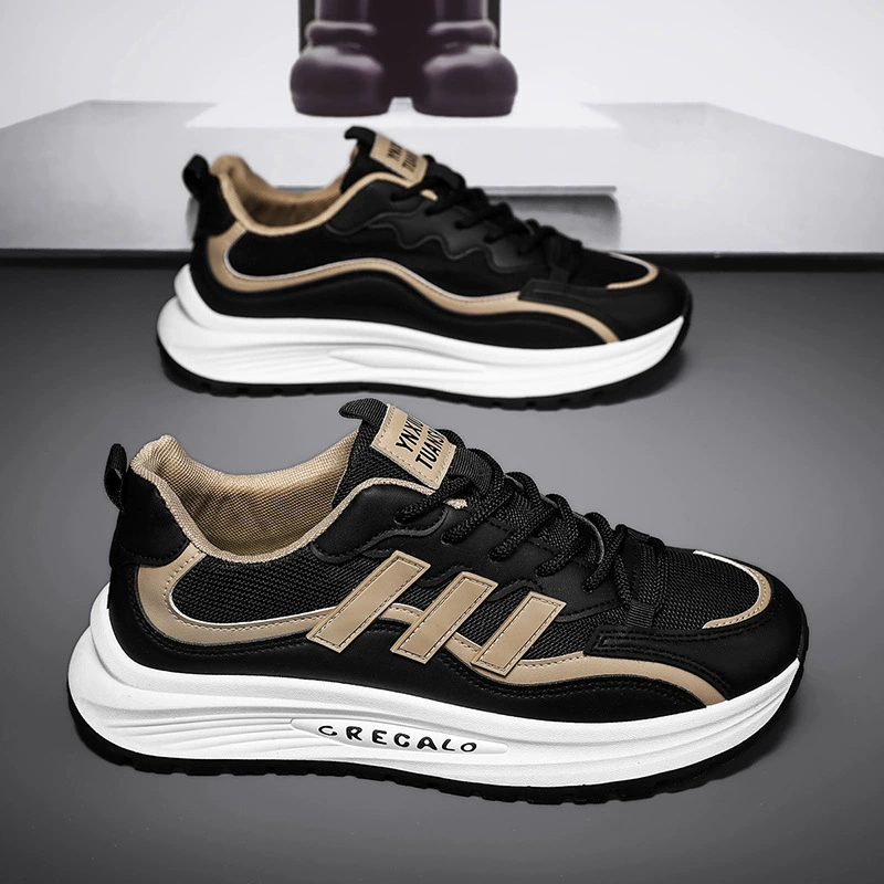 Men's Sports Shoes Spring 2026 New Breathable Mesh Dad Shoes Trendy Student Casual Shoes