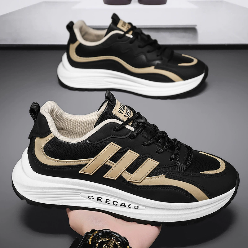 Men's Sports Shoes Spring 2026 New Breathable Dad Shoes Trendy Student Daily Casual Shoes