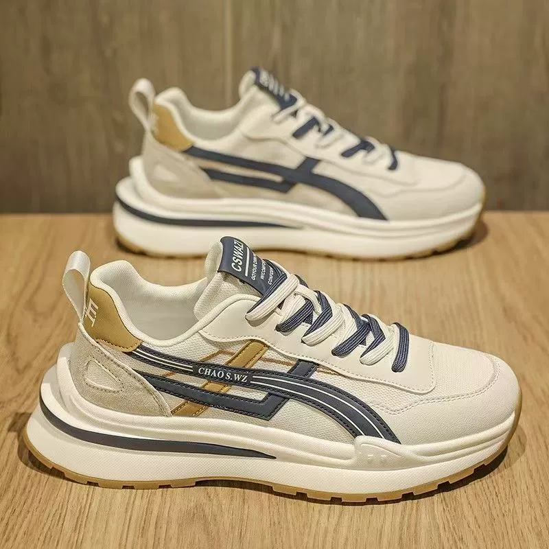 Tênis de Corrida Respiráveis Mesh para Homem, Inverno 2026, Sola Grossa, Estilo Dad