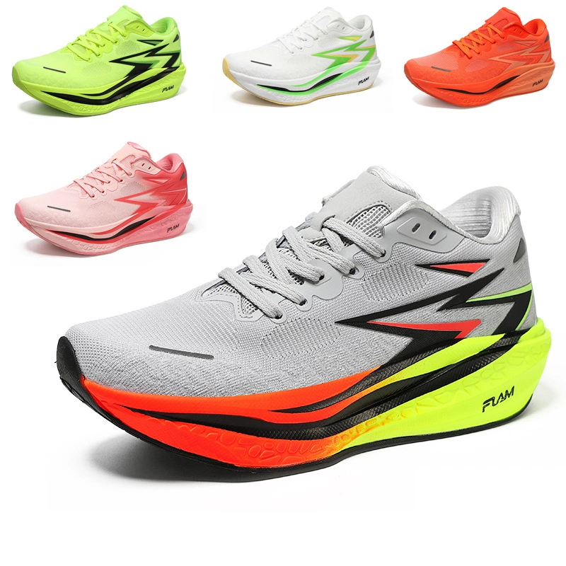 Chaussures de running à semelle épaisse respirante amorti direct usine, baskets confort unisexes pour Amazon